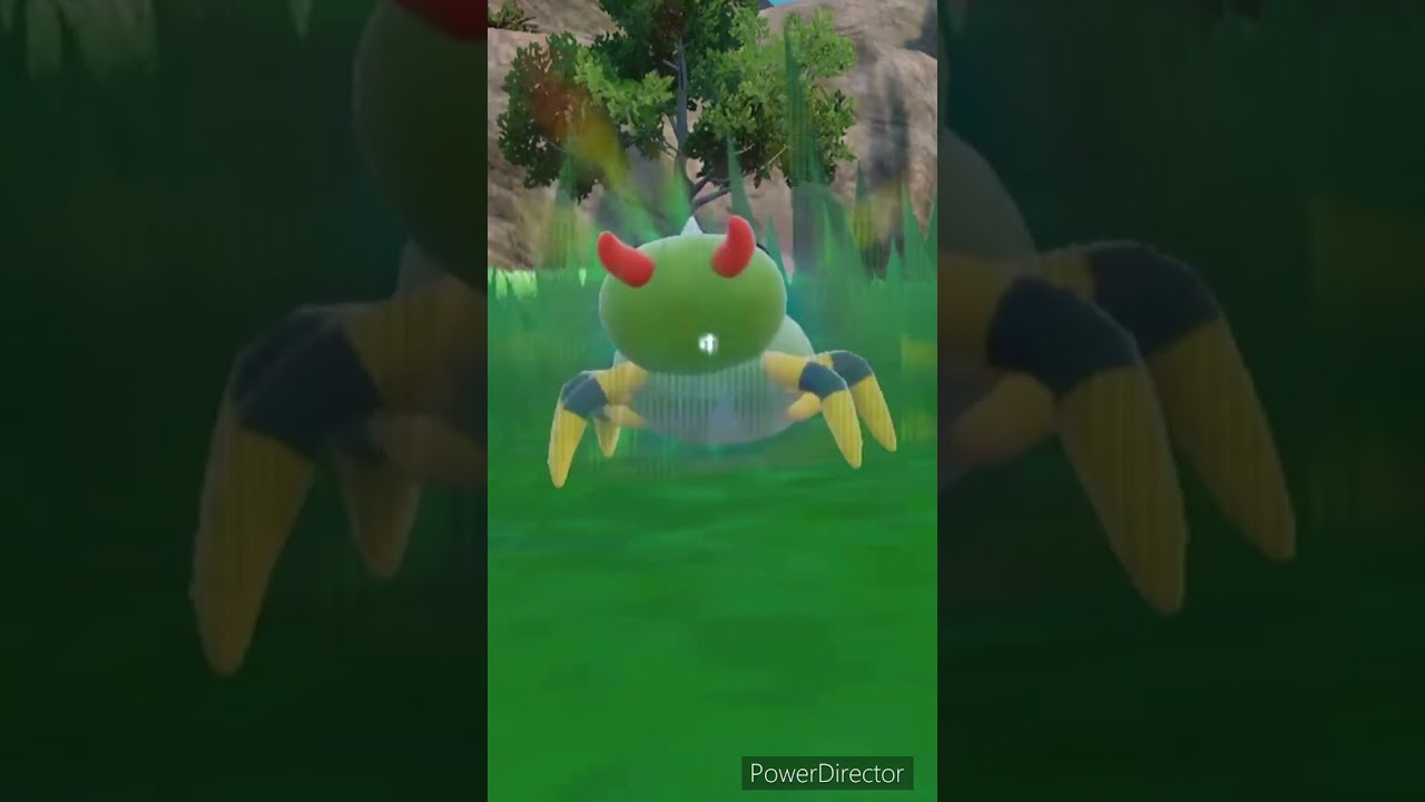 【ポケモンバイオレット】進化　イトマル→アリアドス　#ポケモンバイオレット #ゲームリハビリ #shorts