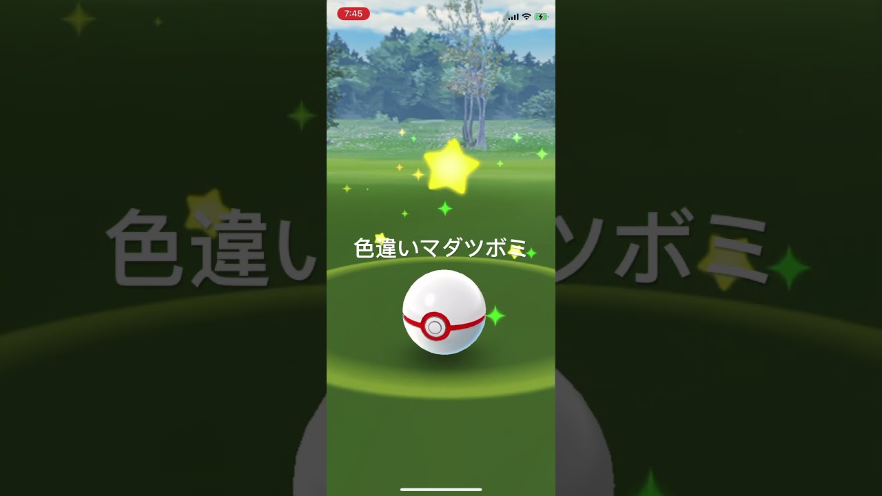 ポケモンGO 色違いシャドウマダツボミ出現！ #pokémon #ポケモン