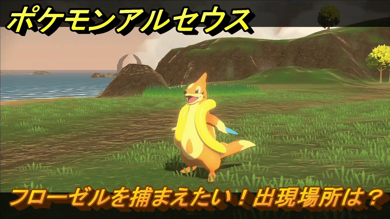 ポケモンアルセウス　フローゼルを捕まえたい！出現場所は？　＃９３　【Pokémon LEGENDS アルセウス】