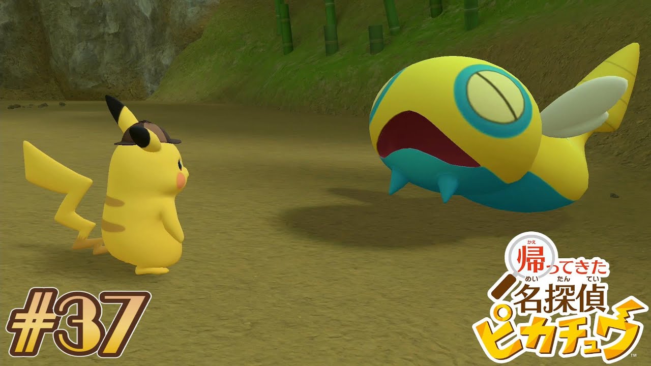 珍しいポケモン？ノコッチと竹林で遭遇【帰ってきた名探偵ピカチュウ】#37