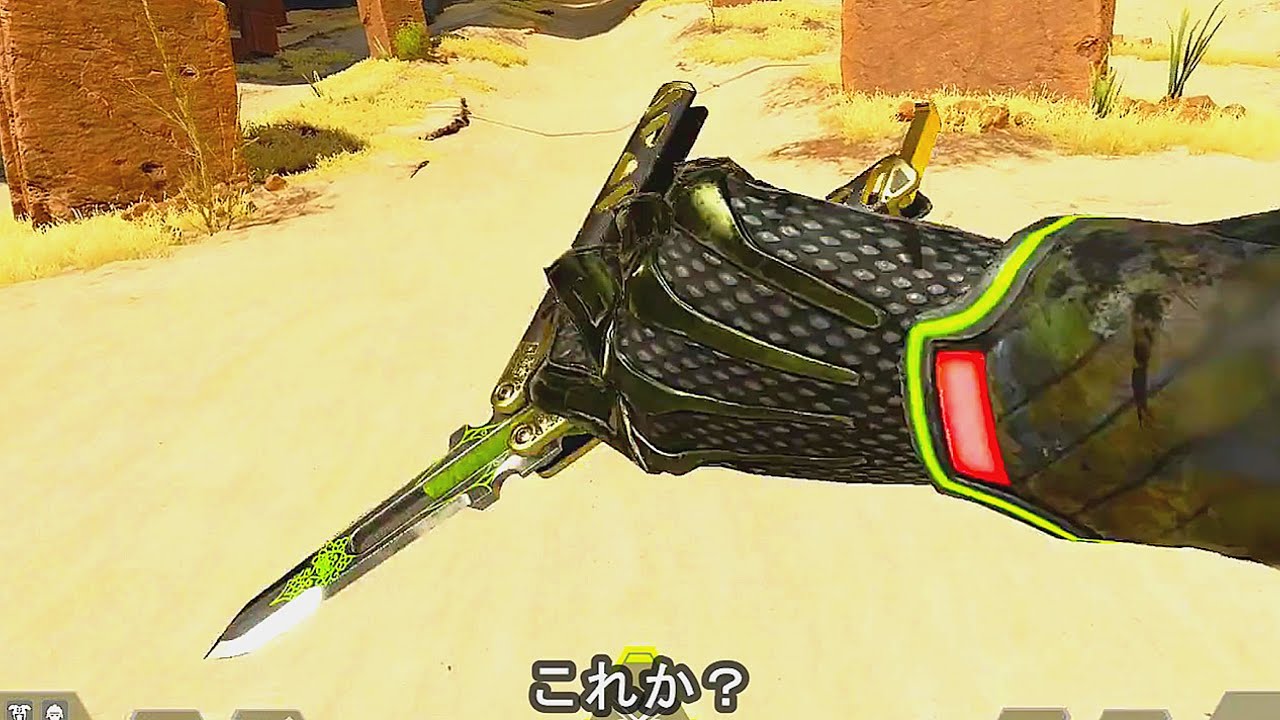 オクタンスパレジェに殴りモーションが追加されてるらしい。 apex