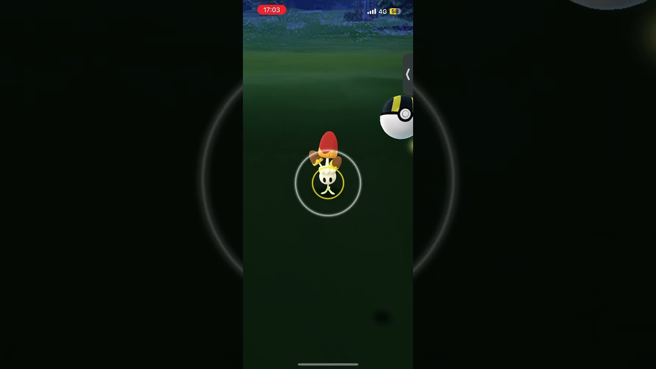 【ポケモンGO】色ネマシュ出現！！！　#pokemon #ポケモンsv #shorts