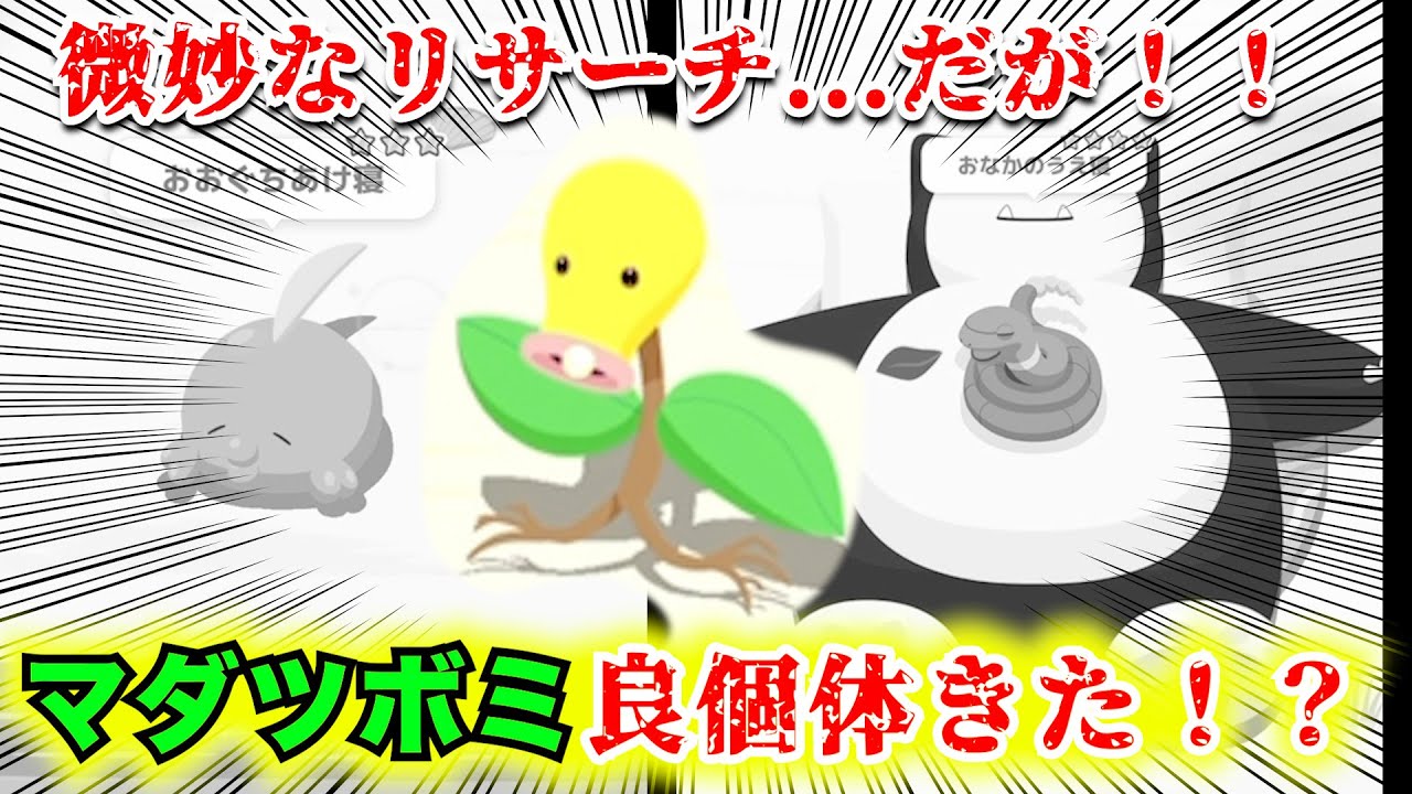 【まさかの...】マダツボミ良個体ついにきたか！？【ポケモンスリープ】#pokemon  #ポケモンスリープ