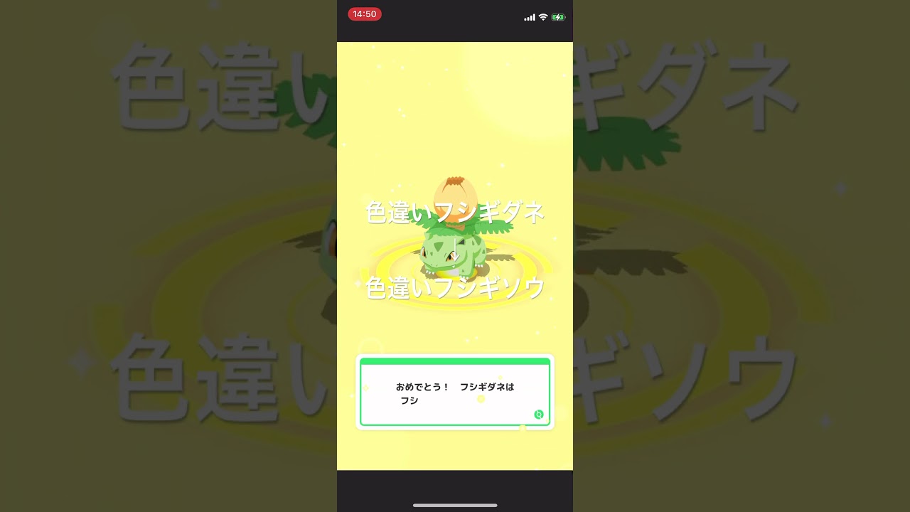 ポケモンスリープ　色違いフシギダネを色違いフシギソウへ進化！ #pokémon #ポケモン