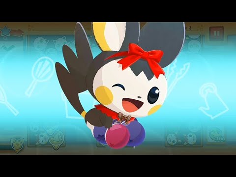 ポケまぜ スキル集 - メロメロりぼん エモンガ / 寶可繽紛趣 技能集 - 萌萌緞帶 電飛鼠/ Pokemon Cafe ReMix - Charming ribbon Emolga's skill