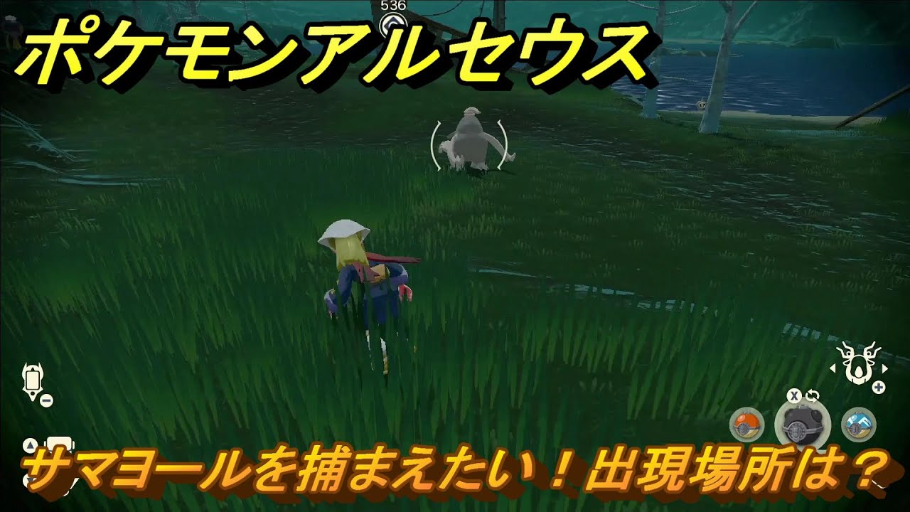 ポケモンアルセウス　サマヨールを捕まえたい！出現場所は？　＃１０３　【Pokémon LEGENDS アルセウス】