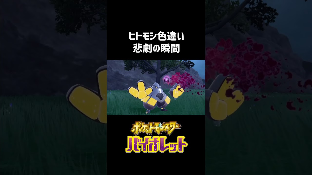 ヒトモシ色違いの悲劇 #shorts