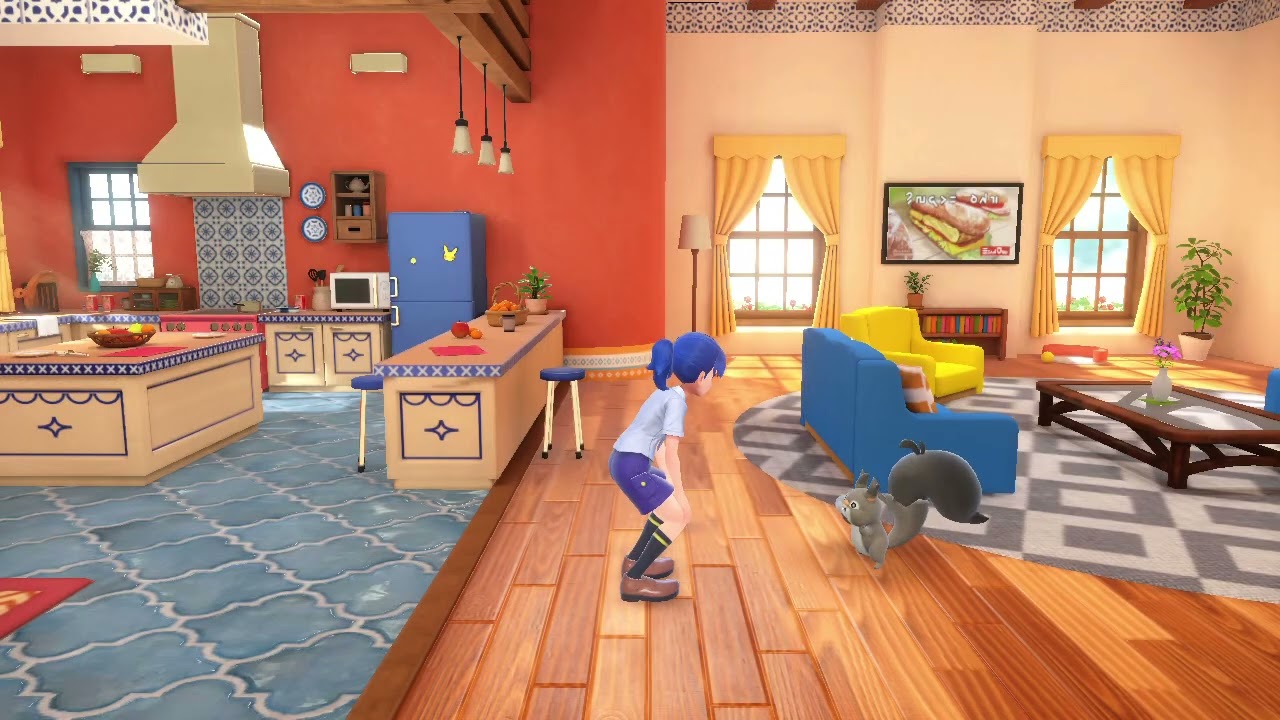 主人公の家のホシガリス【ポケットモンスター バイオレット】