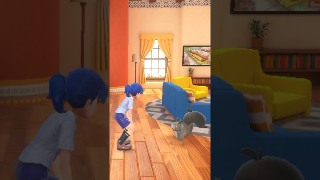 主人公の家のホシガリス【ポケットモンスター バイオレット】