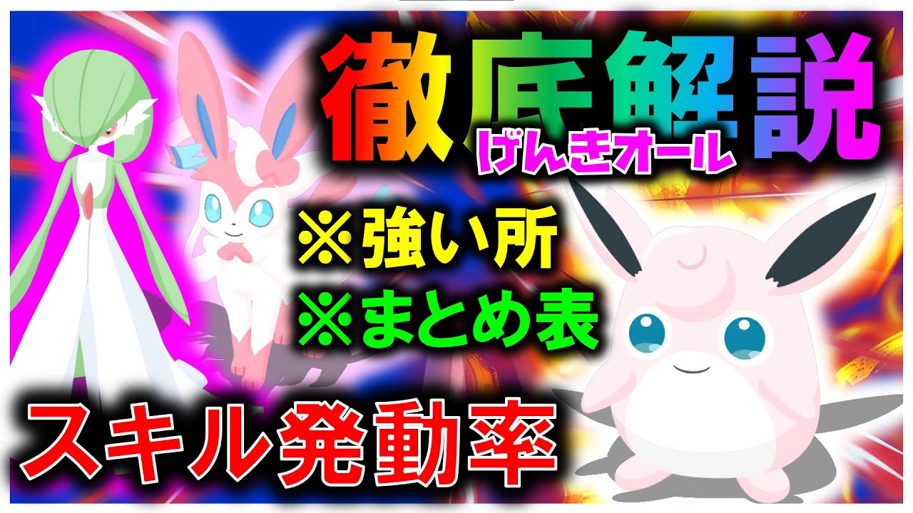 【超サポート】げんきオールのスキル発動率など徹底解説。ヒーラーはどのポケモンも優秀！！【ポケモンスリープ / Pokémonsleep】#攻略 #サーナイト