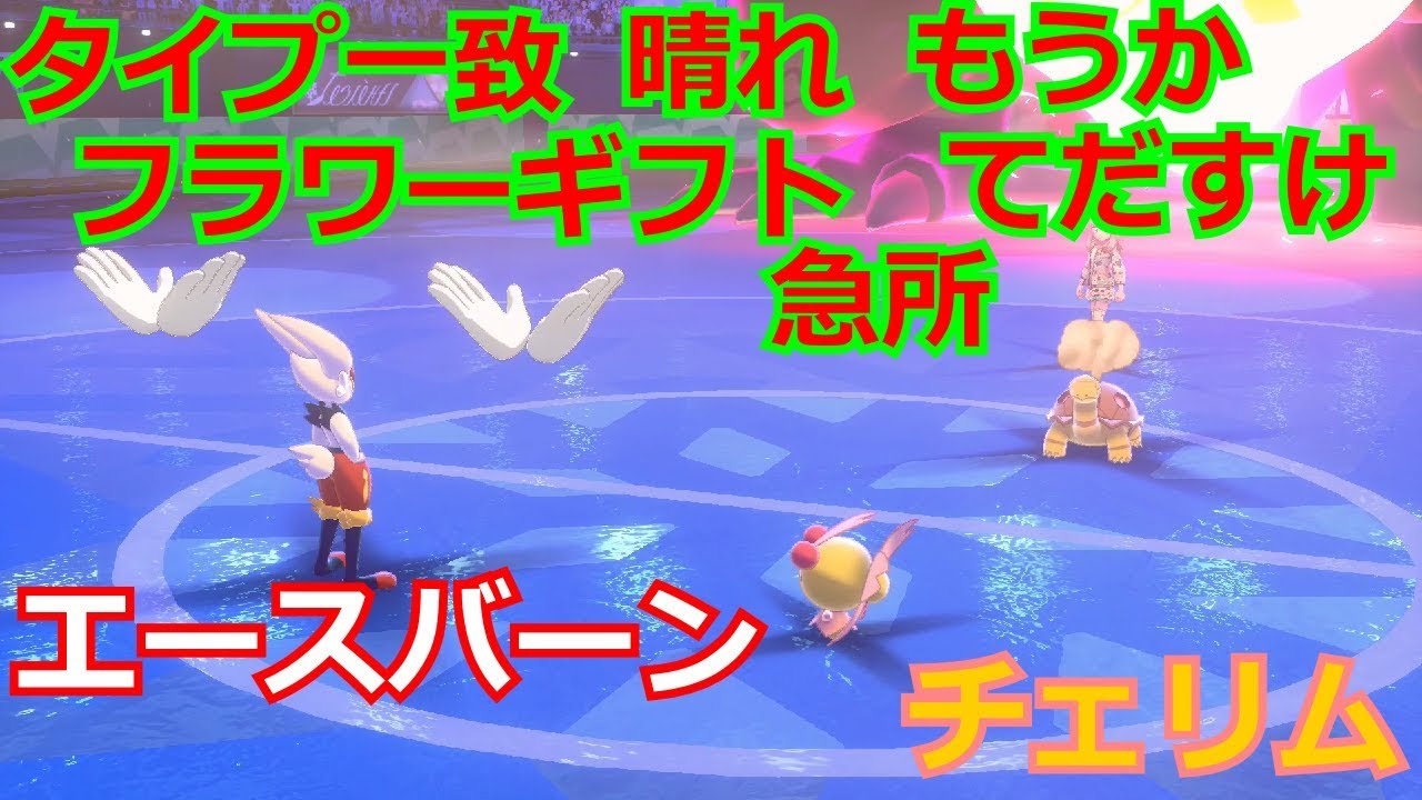 【ポケモン剣盾】ダブルバトル開拓したい8-司令塔チェリム