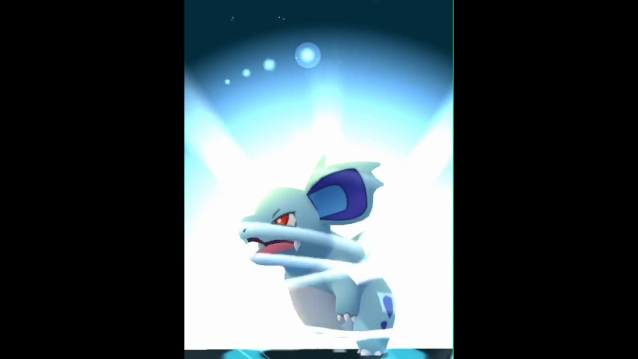 ポケモンGO！進化映像「ニドリーナ→ニドクイン」高画質