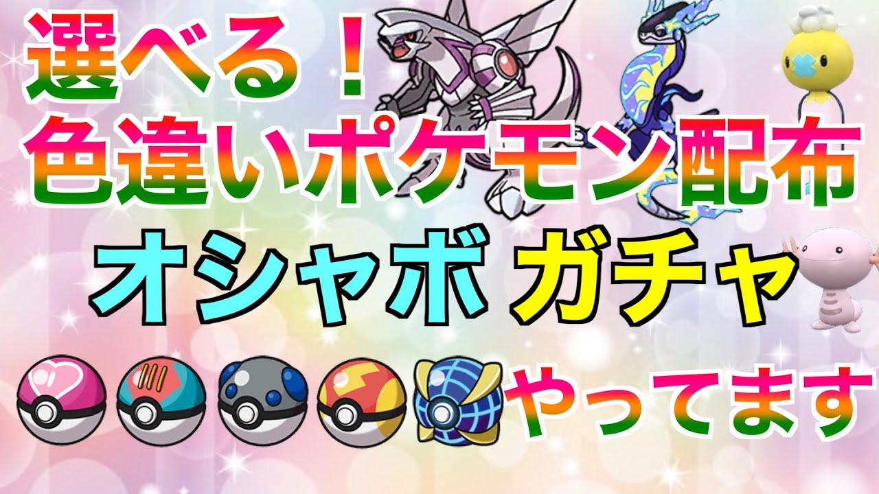 【ポケモンSV】高評価の数によって伝説のポケモン配布！選べる色違いポケモン配布！オシャボガチャもやってます！【配布企画】#ポケモンsvゼロの秘宝 #色違い配布 #配布 #色違いポケモン