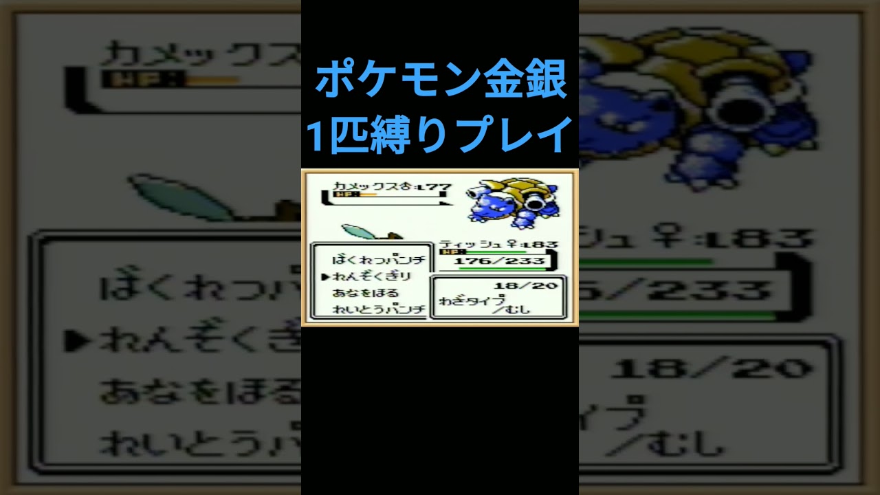 【ポケモン金銀】ポケモン金銀1匹縛りプレイ!!ニューラver【縛りプレイ】#ポケモン金銀 #縛りプレイ #ニューラ #ゲーム実況