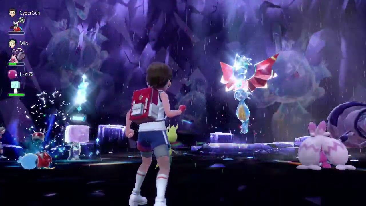 ポケモンSV／星6キングドラレイド対策⑤　D振りハハコモリ（這いよる一撃、剣の舞、光の壁、日本晴れ）