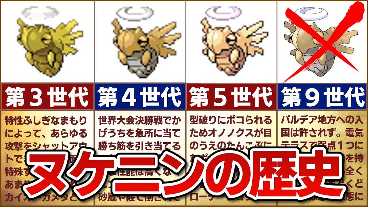 【真打ち登場】対戦環境におけるヌケニンの歴史