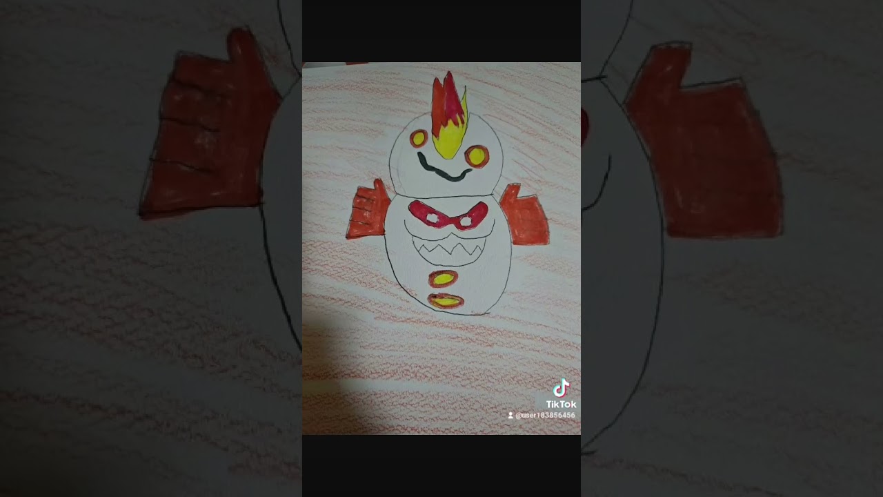 ヒヒダルマ【ガラルノの姿、ダルマモード】書いてみた！#623