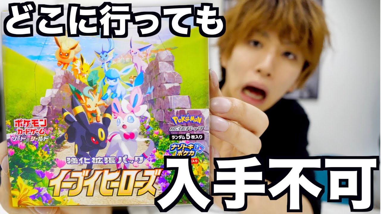 【ポケカ】今話題の入手不可「イーブイヒーローズ」開封