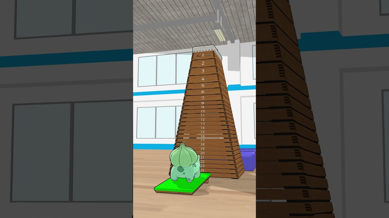 【MMDポケモン】フシギダネの跳び箱#shorts