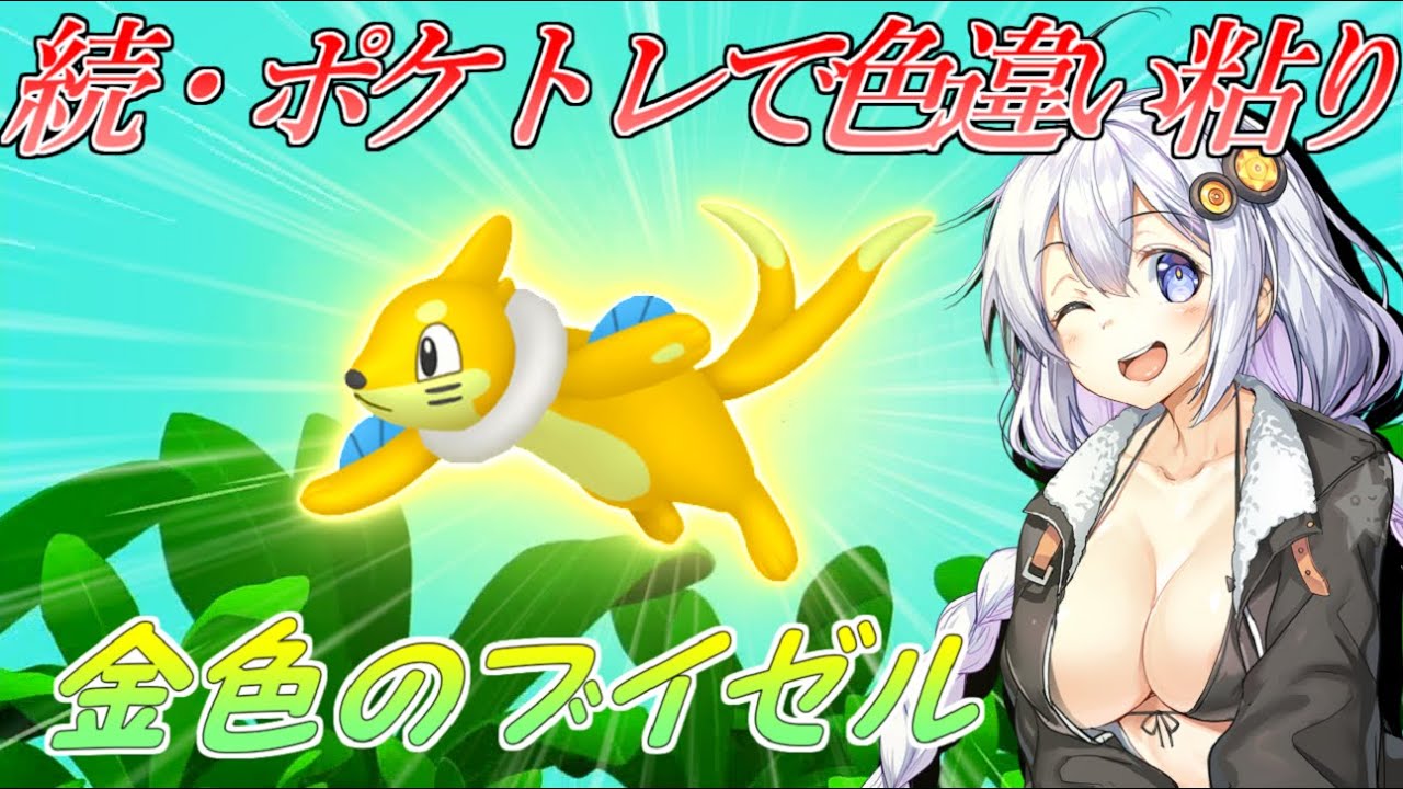 色違いのブイゼル狙って!! ～シンオウ地方初出の色違いポケモン達をポケトレでガンガン捕まえに行く！～【ポケモンBDSP VOICEROID実況】