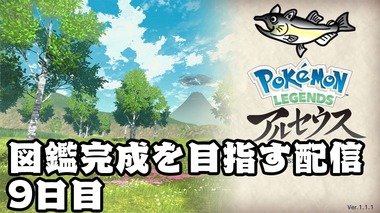 ポケットモンスター　LEGENDSアルセウス　図鑑埋め等の旅