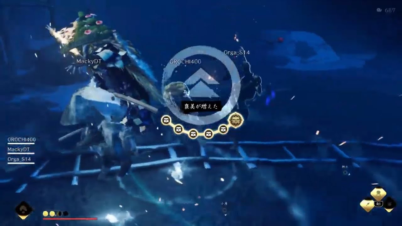 ゴーストオブツシマ　フレンドさんと雪赤❄️ 完全制覇✨