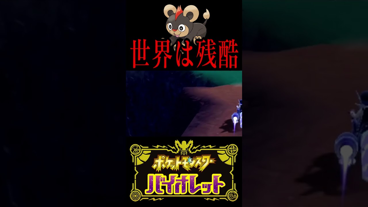 生まれた瞬間に運命が決まったシシコ【ポケモンSV】#shorts