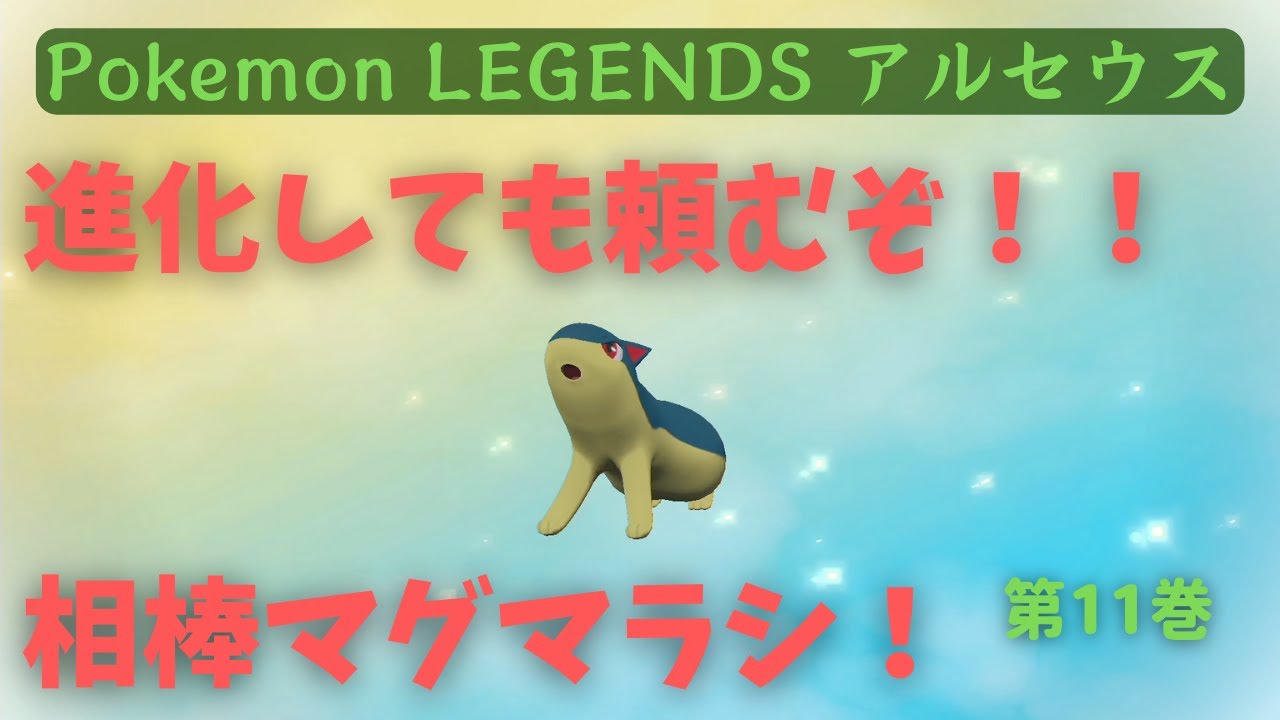 【Pokemon LEGENDS アルセウス】第11巻 進化！！　マグマラシ！　ビーダル！　ムクバード！　ルクシオ！