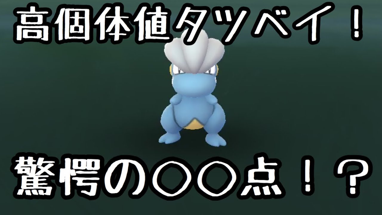 【ポケモンGO】高個体値タツベイ捕まえた！まさかの◯◯点！？