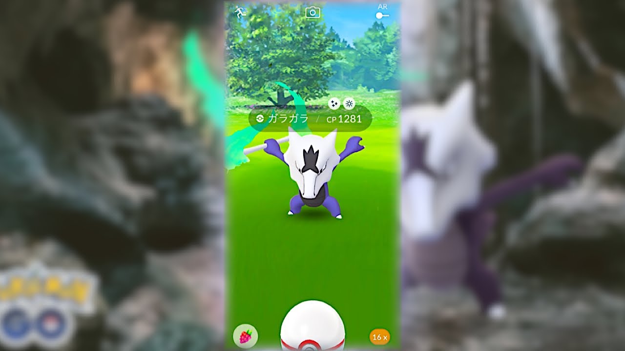 【ポケモンGO】レイドディ　色違いアローラガラガラ#105 PokémonGO
