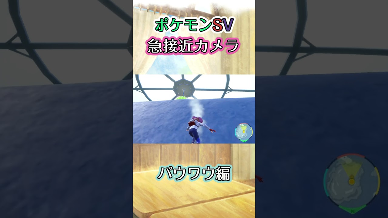 【ポケモンSV】もう一度パウワウを落としてみたくなったので落としてみたら顔面に降ってきてしまった動画 #ポケモン #ポケモンsv #パウワウ #shorts