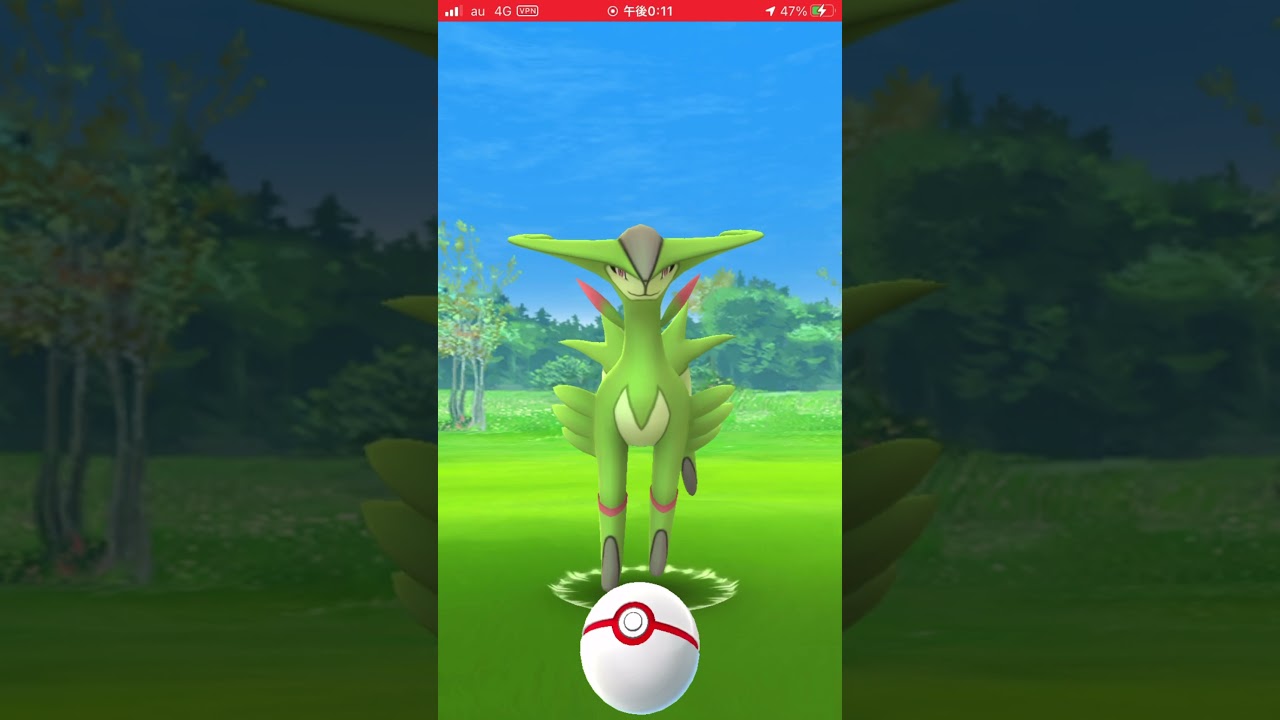 ビリジオンレイド色違いでろー！！ #ポケモンgo #色違い ＃ビリジオン