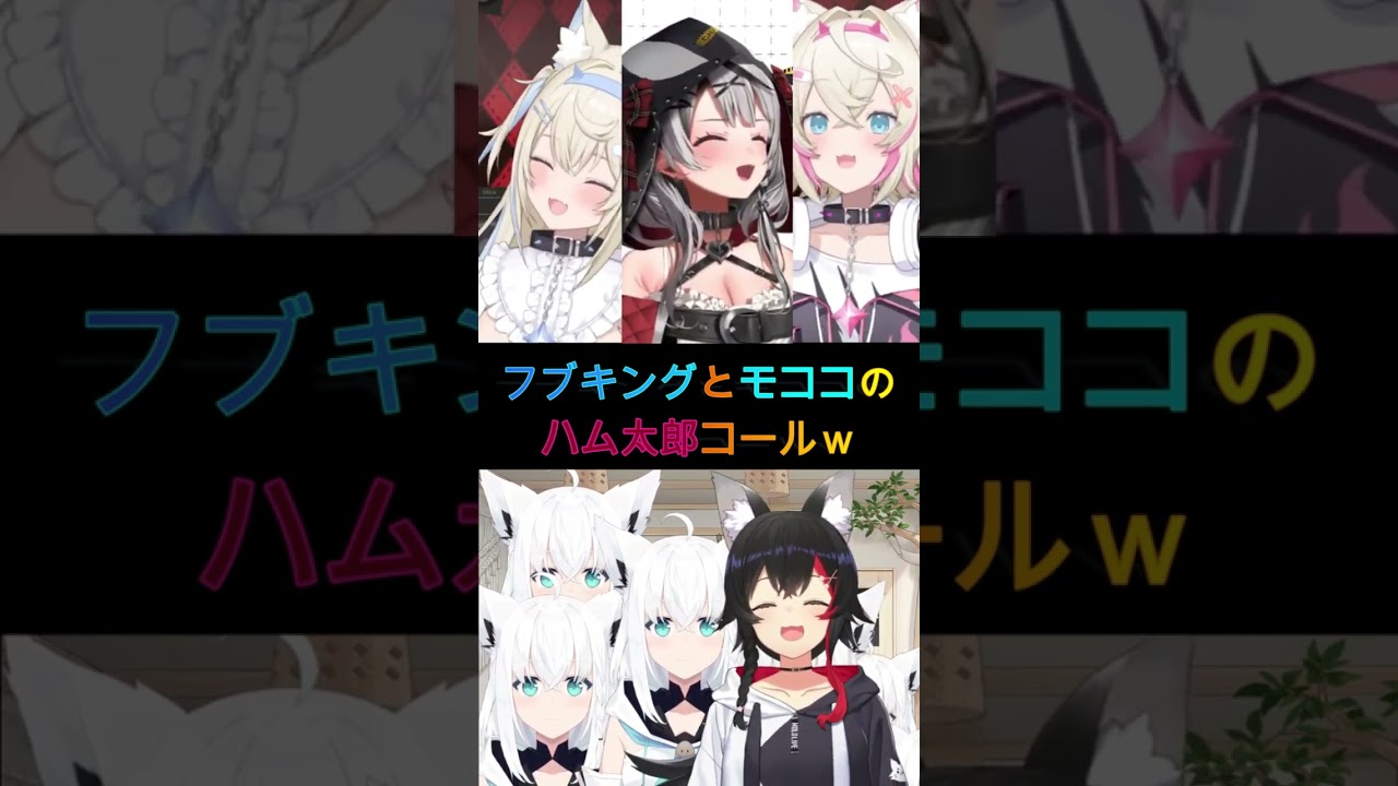 フブキングとモココのハム太郎コールｗ #白上フブキ #fuwamoco  #vtuber　【ホロライブ切り抜き】