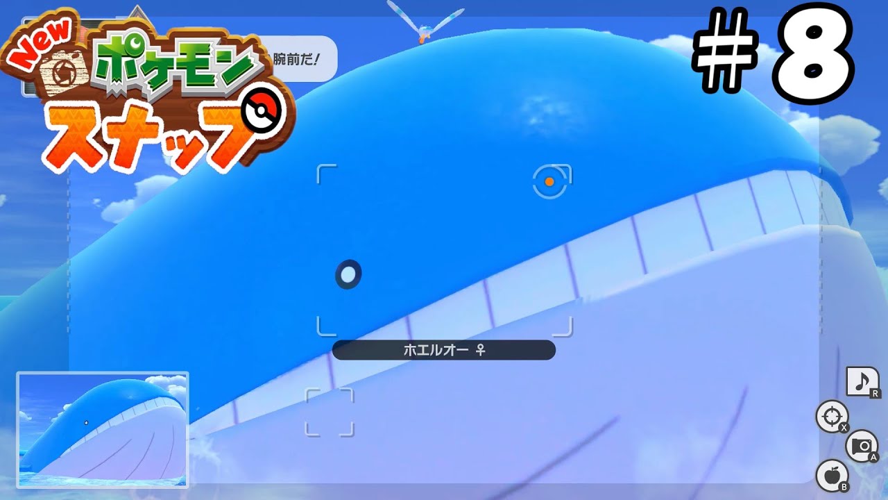 デカァァァァァいッ説明不要！！なホエルオー　＃８【Newポケモンスナップ】