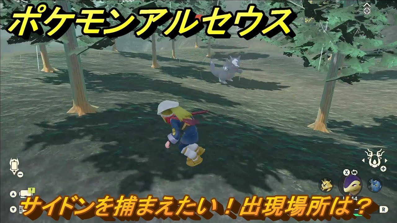 ポケモンアルセウス　サイドンを捕まえたい！出現場所は？　＃１６５　【Pokémon LEGENDS アルセウス】
