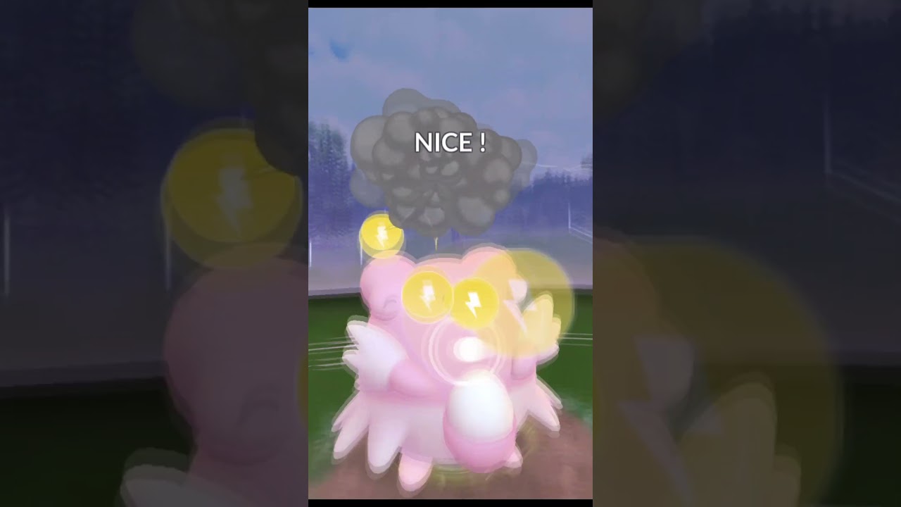 ワイルドボルトハピナス　VS　カイオーガ（インチキあり）【ポケモンGO】#shorts　#カイオーガ　#ハピナス