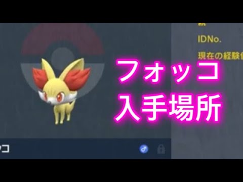 【ポケモンSV】【藍の円盤】フォッコ入手場所