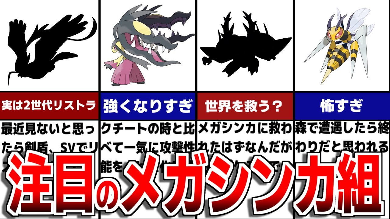 新作で期待されるメガシンカの最強ポケモンについて徹底解説【ポケモンレジェンズZA】