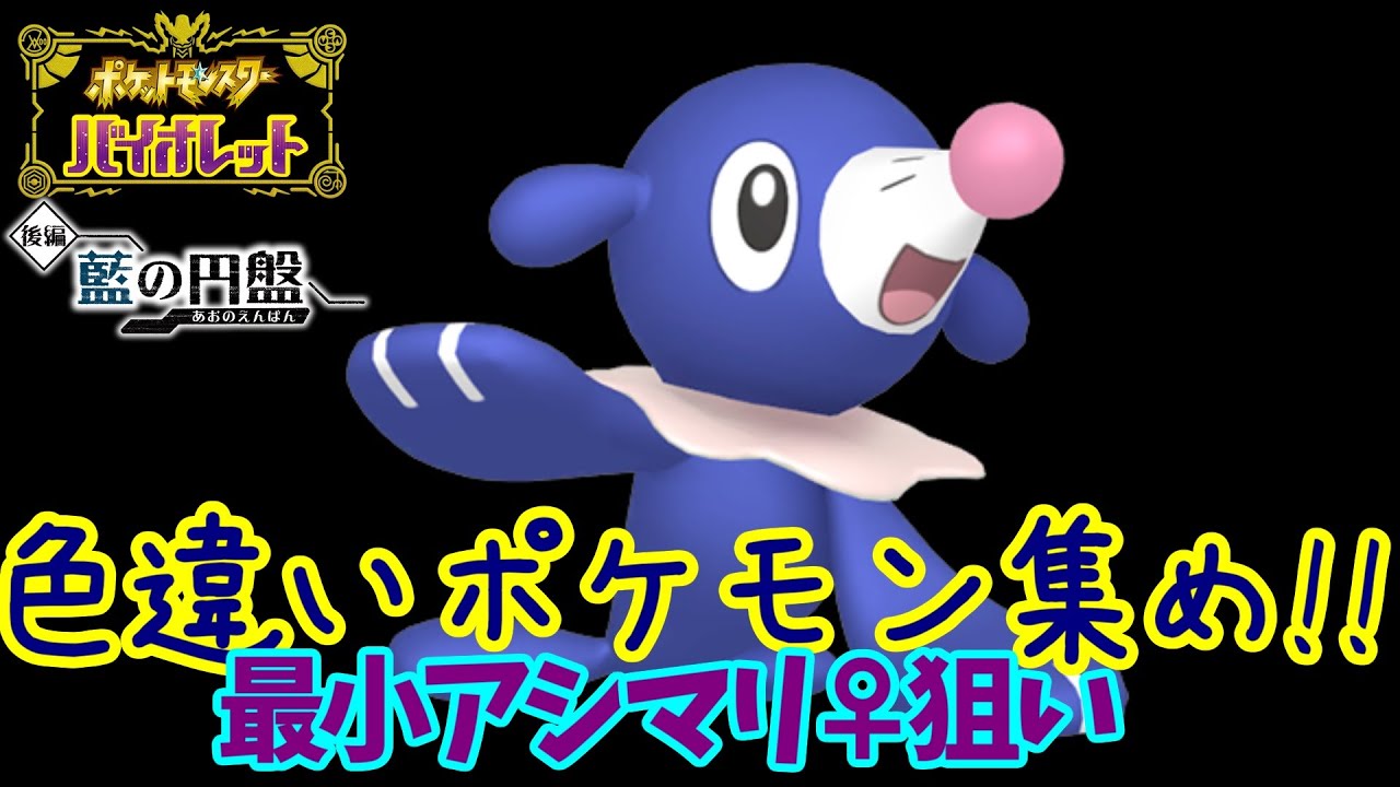 【ポケモンSV】最小色アシマリ♀狙いで色厳選する13【ライブ配信】【実況プレイ】【ポケモンヴァイオレット】【スカヴァイ】【藍の円盤】