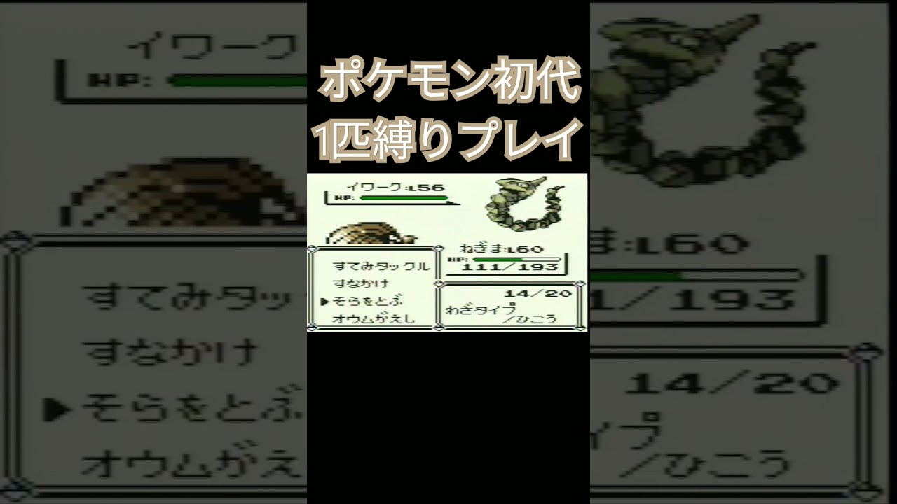 【ポケモン初代】ポケモン初代1匹縛りプレイ!!ポッポver【縛りプレイ】#ポケモン初代 #縛りプレイ #ポッポ #ピジョン #ピジョット #ゲーム実況