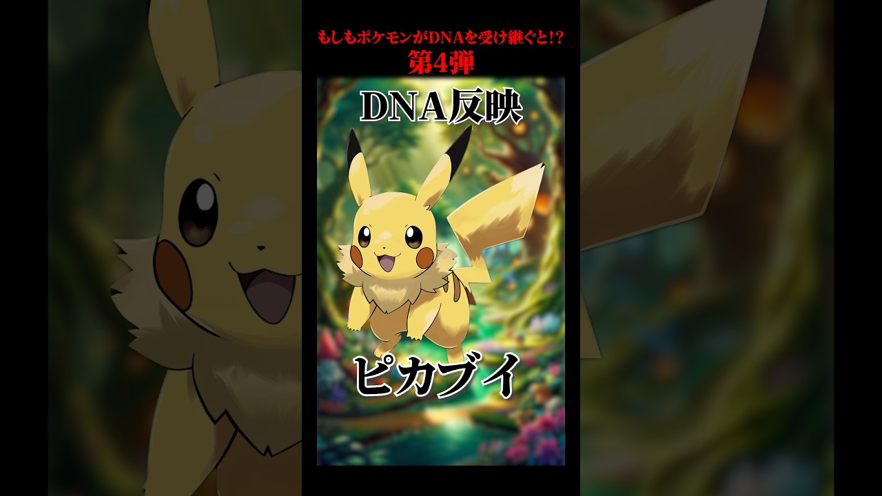 【もしポケモンのDNAが受け継いだら!?】レシラムとケムッソの子供が強そう!!  #ポケモン #ポケモンsv