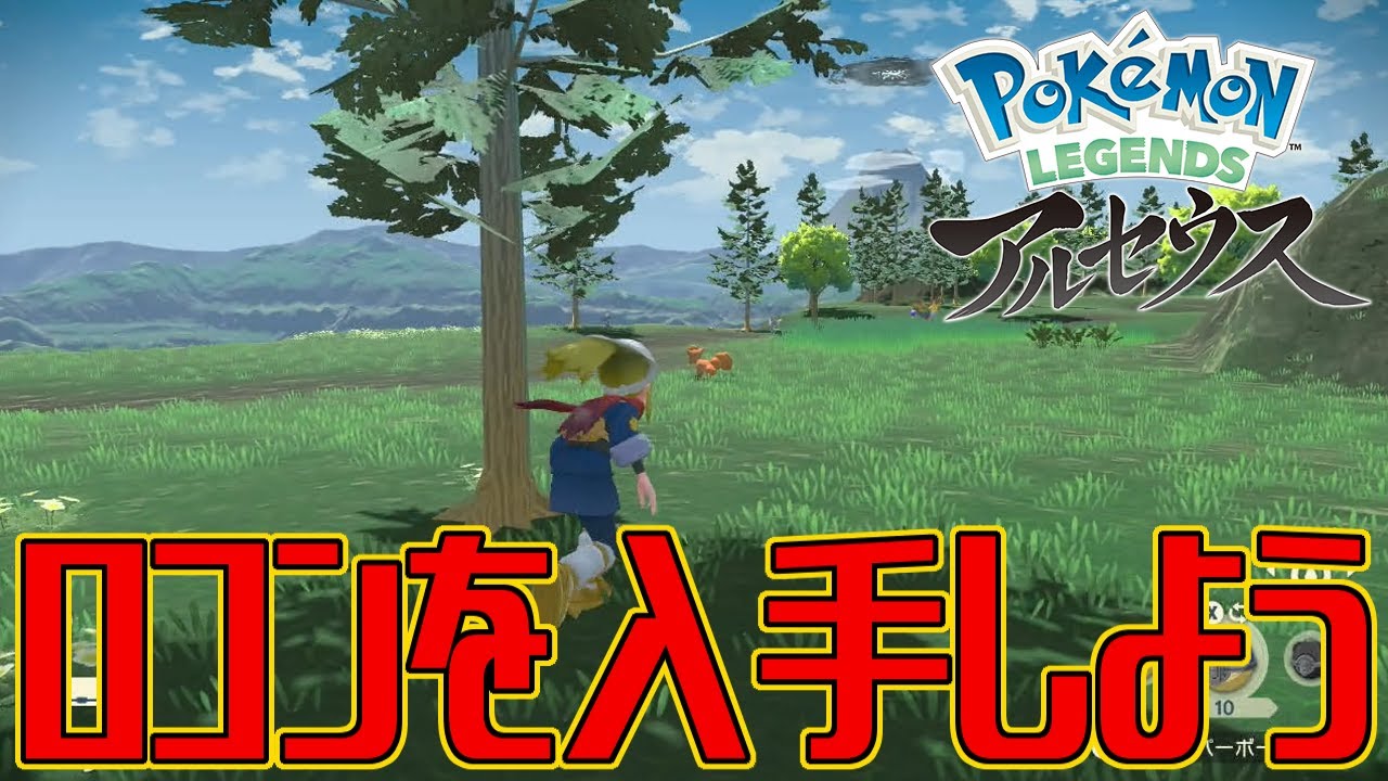 【ポケモンアルセウス】ロコンを入手しよう【Pokémon LEGENDS アルセウス】