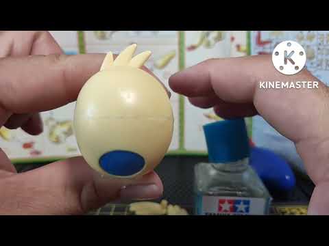ポケプラ　ビクティニ　はパチ組してレビュー！▼　バンダイ　ポケットモンスター　プラモデル