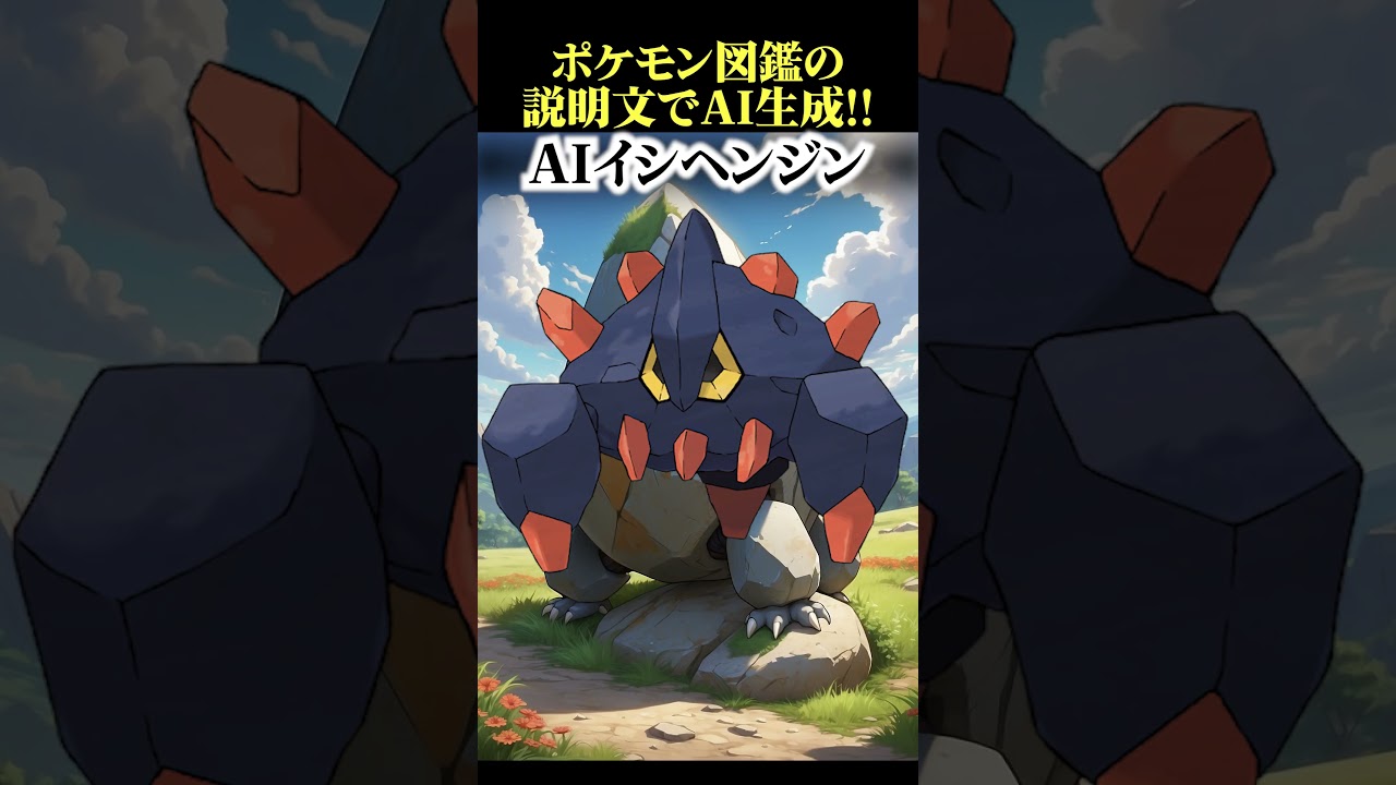 【ポケモン図鑑でAI生成】コオリッポ(ナイスフェイス)をAI生成したらイケメン過ぎたwwww #shorts #ポケモン #ポケモンsv