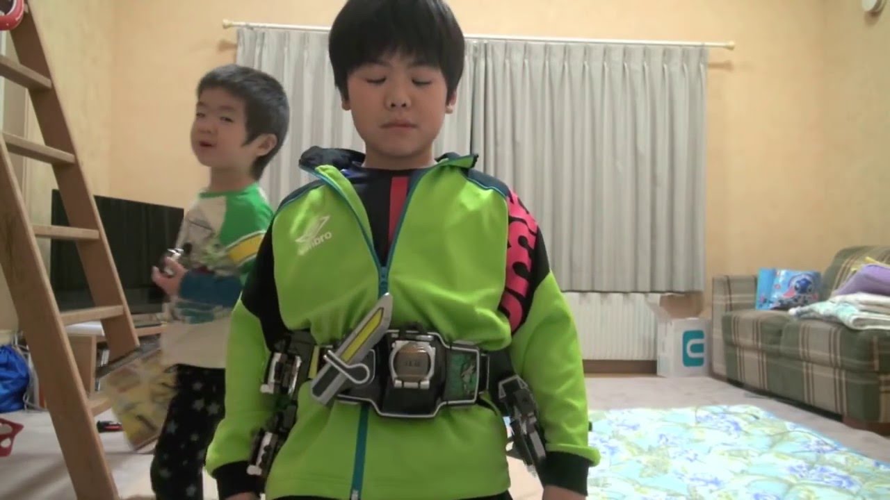 仮面ライダーガイムバナスピアーの開封とフル装備？した戦極ドライバーで遊んだ。