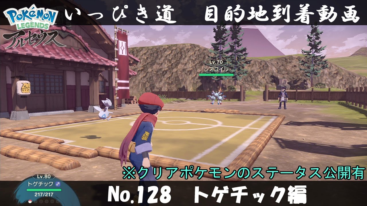 【いっぴき道攻略】No.128 トゲチック編【Pokémon LEGENDS アルセウス】