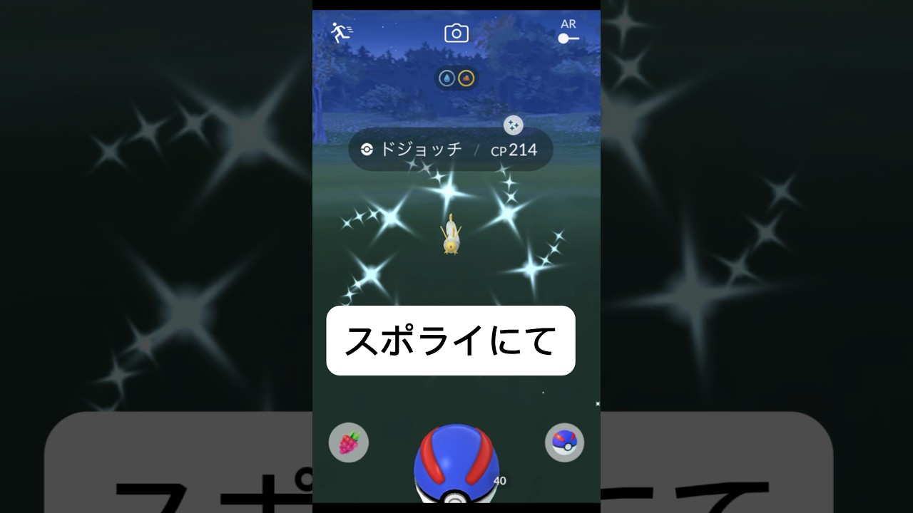 【色違い】ナマズンの色違いゲット‼️#ポケモンgo #スーパーリーグ #pokemon #shiny #色違い #コミュニティデイ #スポライ#ナマズン#ドジョッチ# #ポケgo #おにまいop