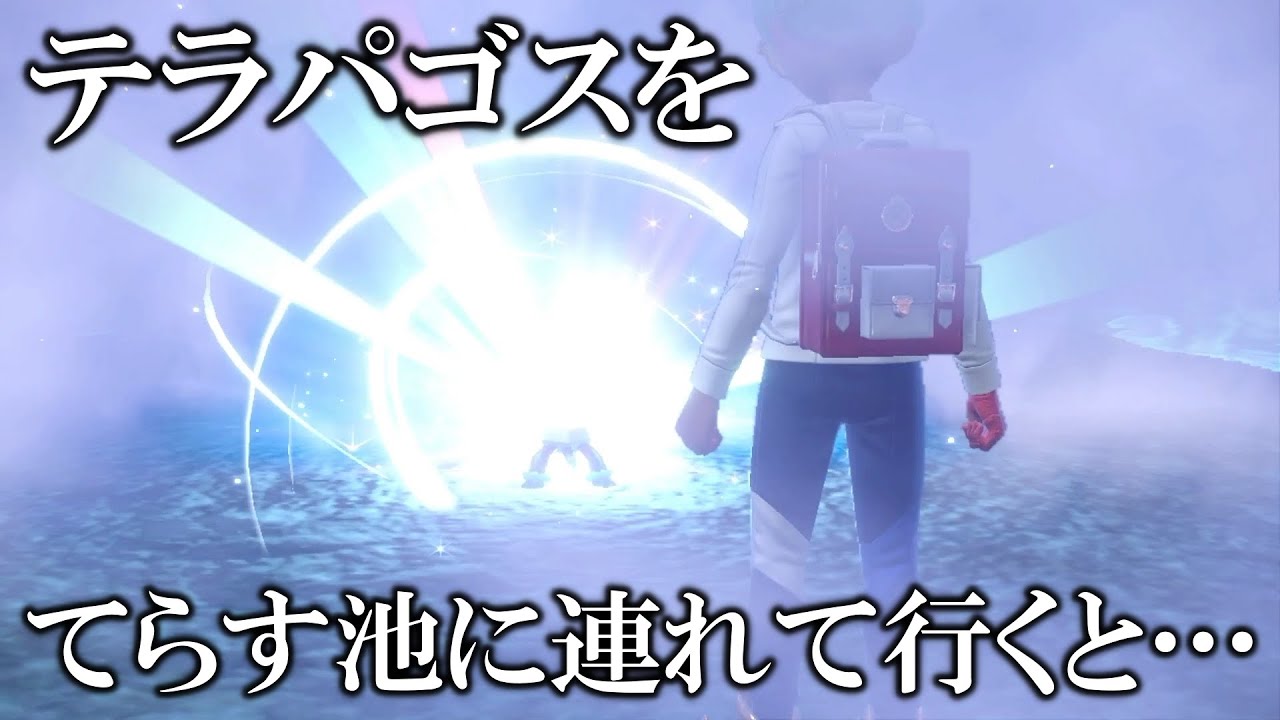 テラパゴスをてらす池に連れて行くと…【ポケモンSV/藍の円盤/ゼロの秘宝】
