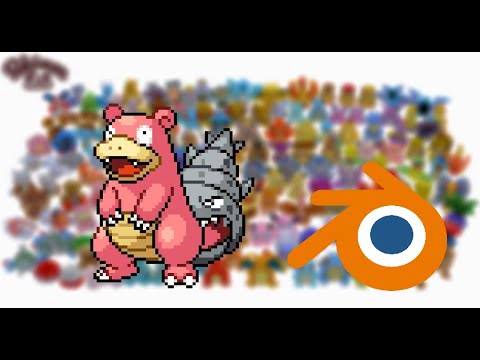 【初代ポケモン】ヤドランを作りたい 【Blender】【作業配信】