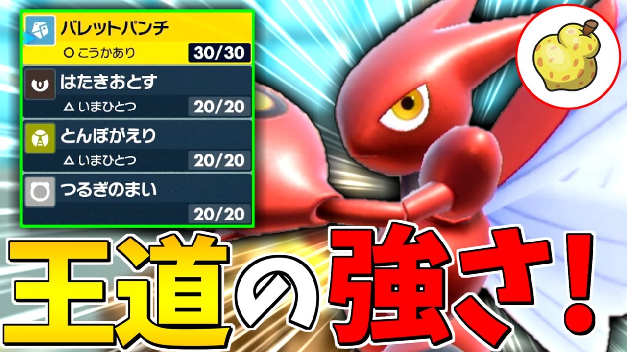 【王道型】サイクルもできる対面性能を高めた『ハッサム』が強い！【ポケモンSV】